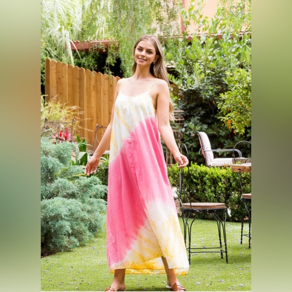 THML Dresses & Skirts - THML Anthropologie Tie Dye Maxi Dress